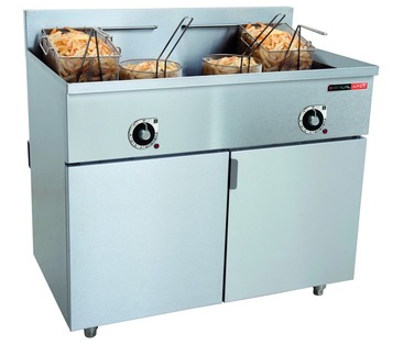 FFA2020 Electric Floor-standing Deep Fryer - Twin Tank - 2 x 20Ltr